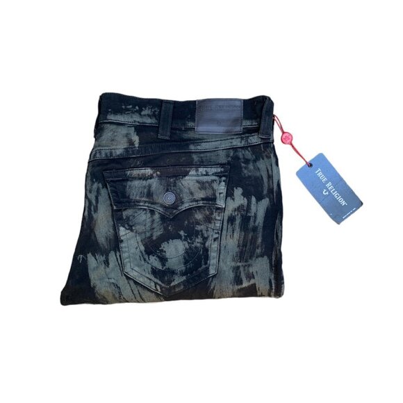 BNWT True Religion Jeans Size 44 RICKY Canva Green - Picture 2 of 9